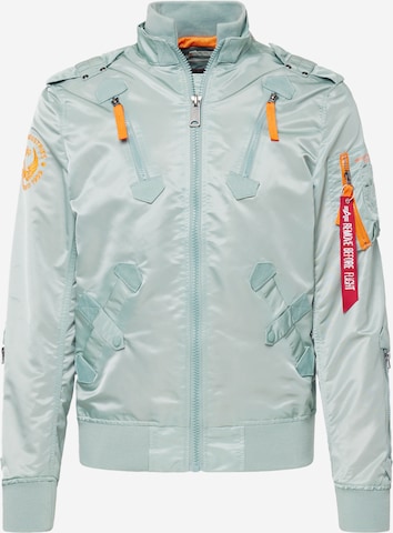 Geacă de primăvară-toamnă 'Falcon II' de la ALPHA INDUSTRIES pe verde: față