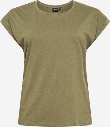 T-shirt 'KATJA' Zizzi en vert : devant