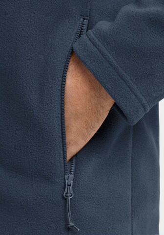 JACK WOLFSKIN Athletic Fleece Jacket in Blue