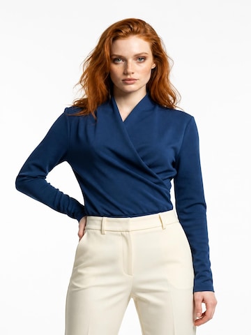 No Matter What Shirt Bodysuit in Blue: front
