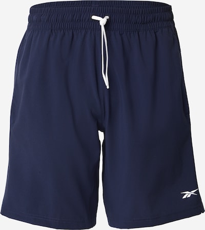 Reebok Urheiluhousut värissä laivastonsininen / valkoinen, Tuotenäkymä