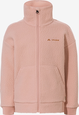 VAUDE Functionele fleece jas 'Manukau' in Roze: voorkant