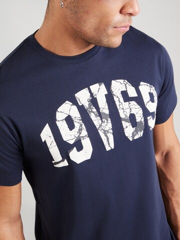19V69 ITALIA T-Shirt 'Rafael' in Blau