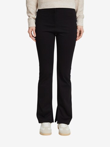 ESPRIT Slim fit Pants in Black: front