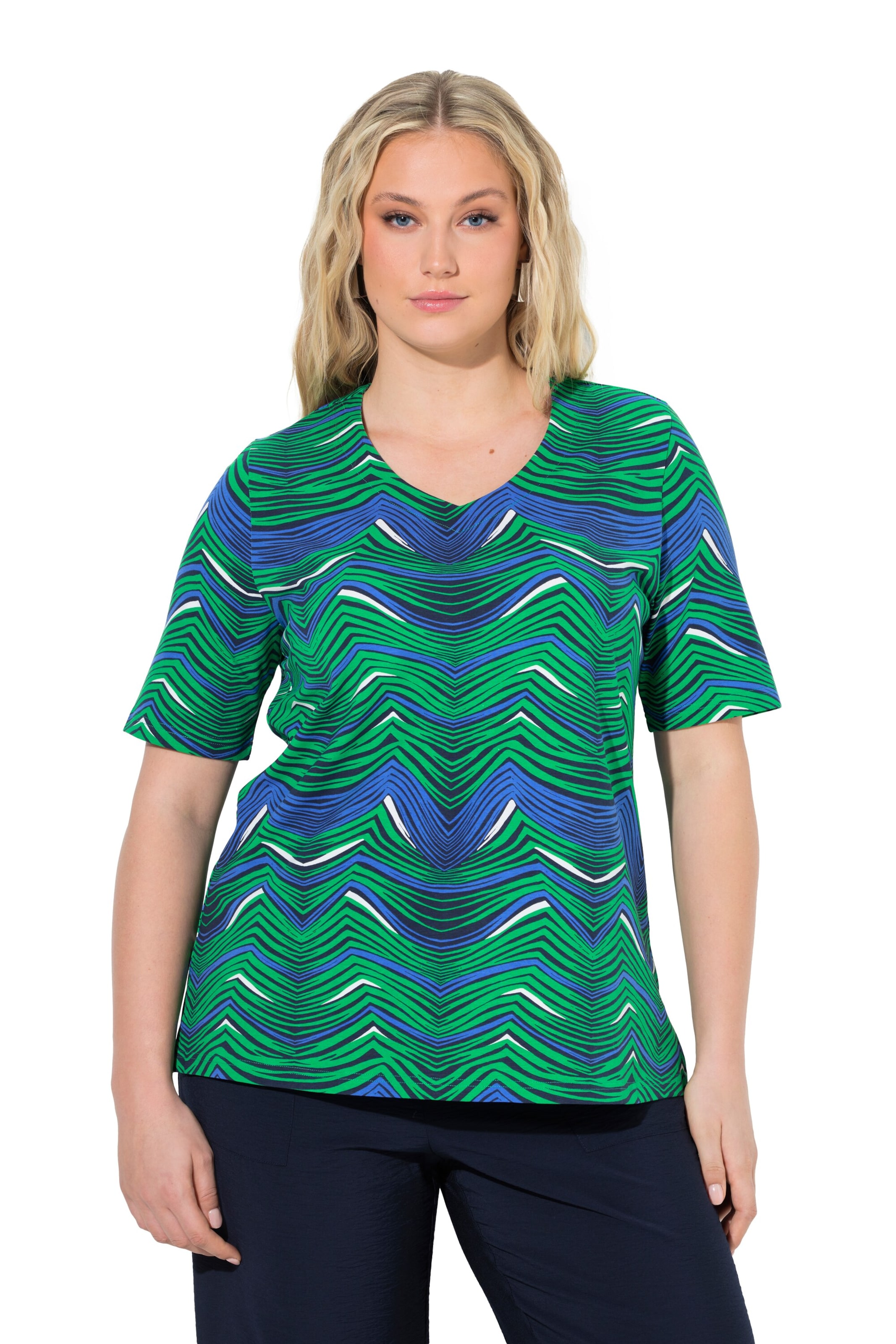 Ulla Popken Shirt in Green: front