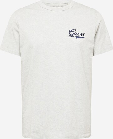 T-Shirt GUESS en gris : devant