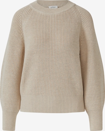 s.Oliver Свитер в Бежевый: спереди
