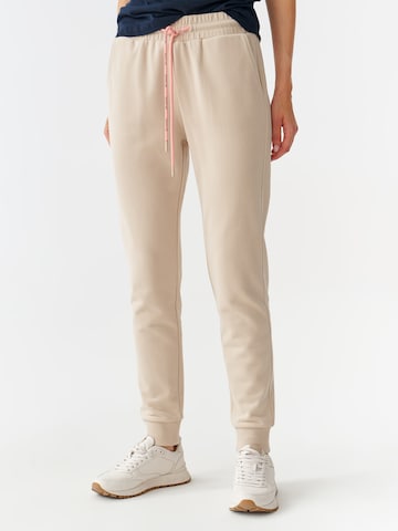 Coupe slim Pantalon 'SENTI 2' TATUUM en beige : devant