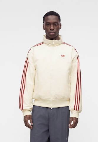 Giacca di mezza stagione 'FIREBIRD JKT' di ADIDAS ORIGINALS in bianco: frontale