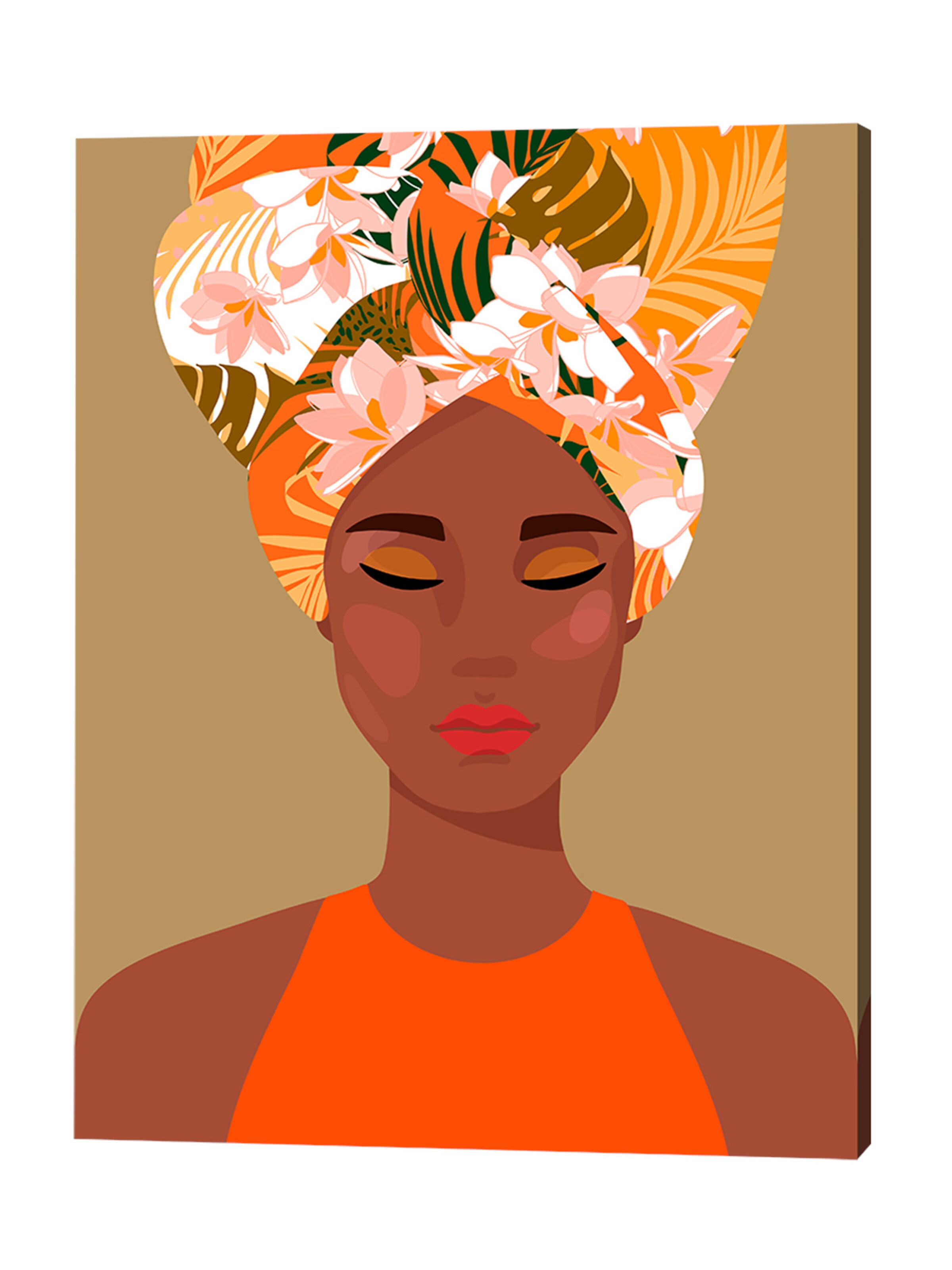 Liv Corday Image 'Beautiful Afro' in Mixed colors: front