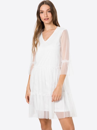 VILA Robe 'VERANDA' en blanc, Vue avec modèle
