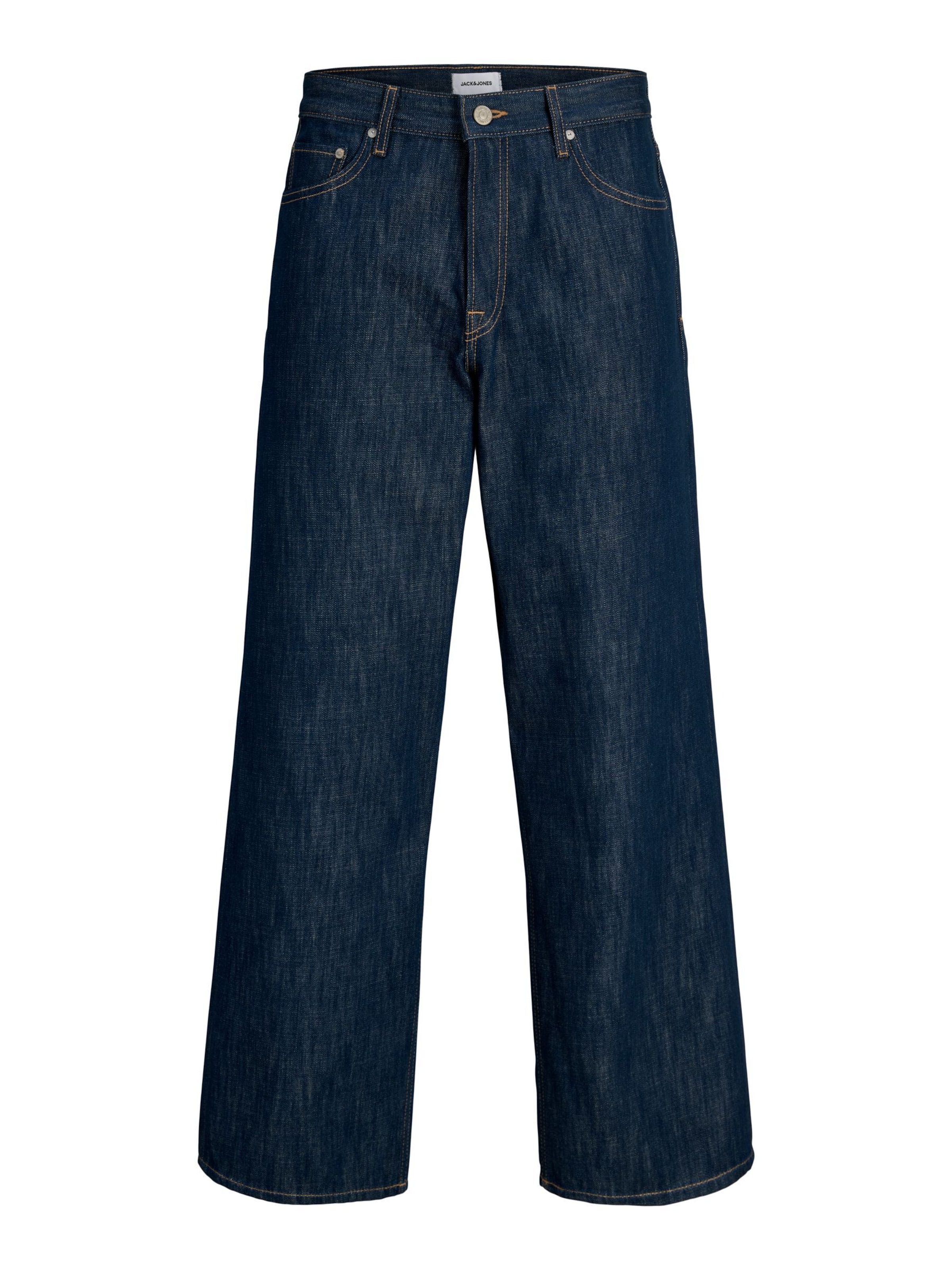 JACK & JONES Wide leg Jeans 'DAVE' in Blue: front