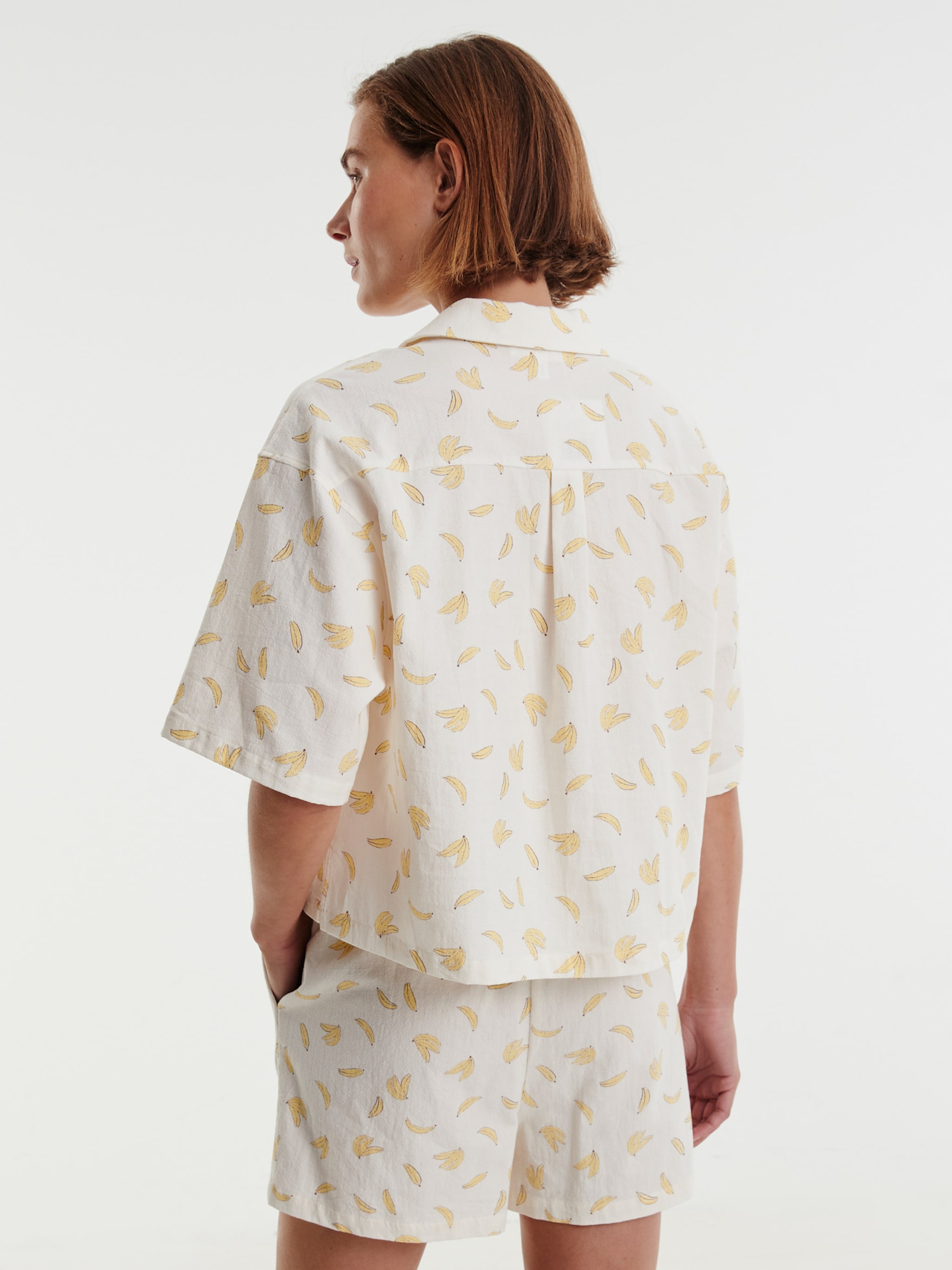 EDITED Producten Blouse 'DALLAS' Pasteelgeel