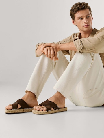 Pepe Jeans Pantolette in Braun