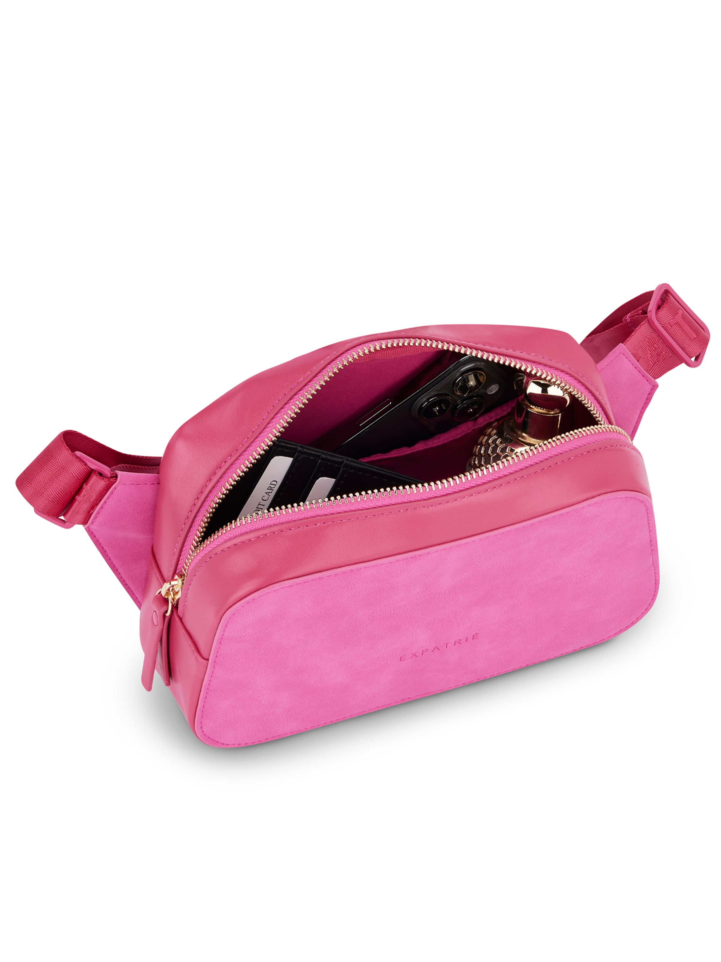 Expatrié Taška přes rameno 'Fleur' – pink