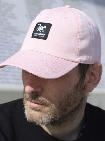 Surf Monkey - Gorra deportiva en rosa