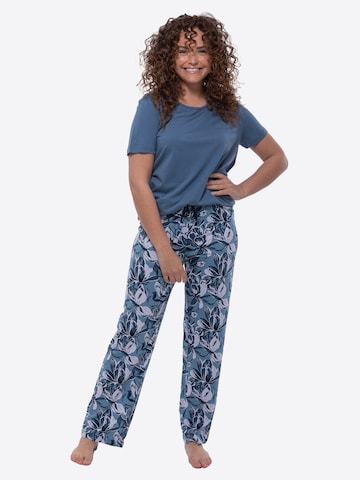 Ammann Pajama 'Night & Home' in Blue