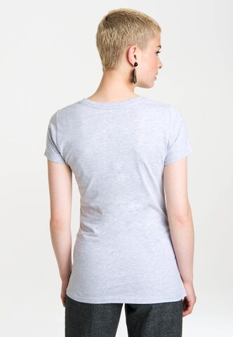 LOGOSHIRT Shirt 'R2-D2 & C-3PO' in Grey