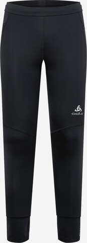 ODLO Skinny Sportbroek 'ZEROWEIGHT' in Zwart: voorkant