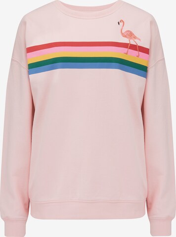 Sugarhill Brighton Sweatshirt 'Noah' in Pink: predná strana