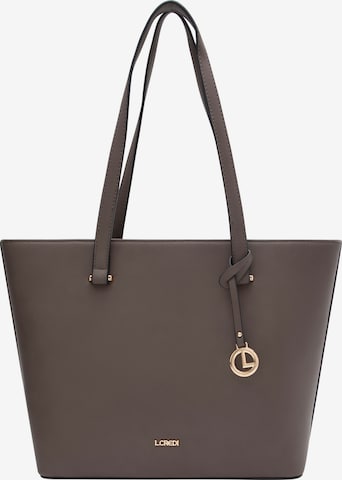 L.CREDI Olkalaukku 'Filippa' värissä harmaa: etupuoli