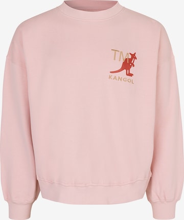 KANGOL Sweatshirt in Roze: voorkant