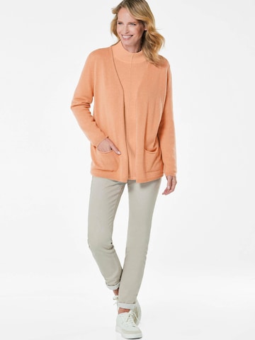 Goldner Knit Cardigan in Orange