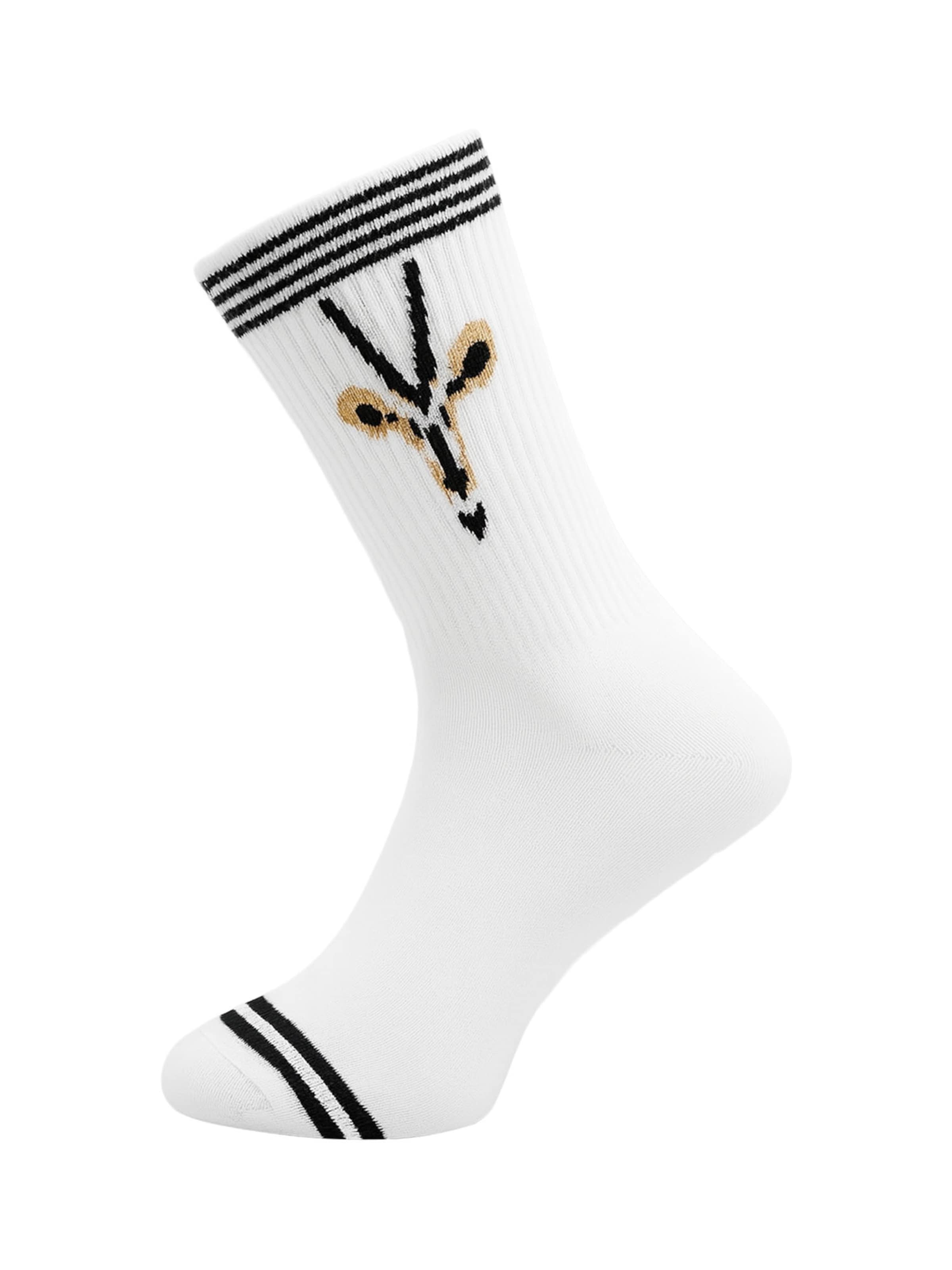 Chaussettes 'Touchdown' UNABUX en blanc