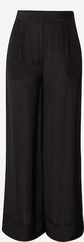 Wide leg Pantaloni cutați 'Mira' de la Guido Maria Kretschmer Women pe negru: față