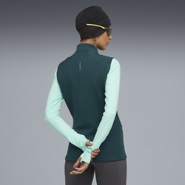 PUMA Sportbodywarmer 'Run Cloudspun' in Groen