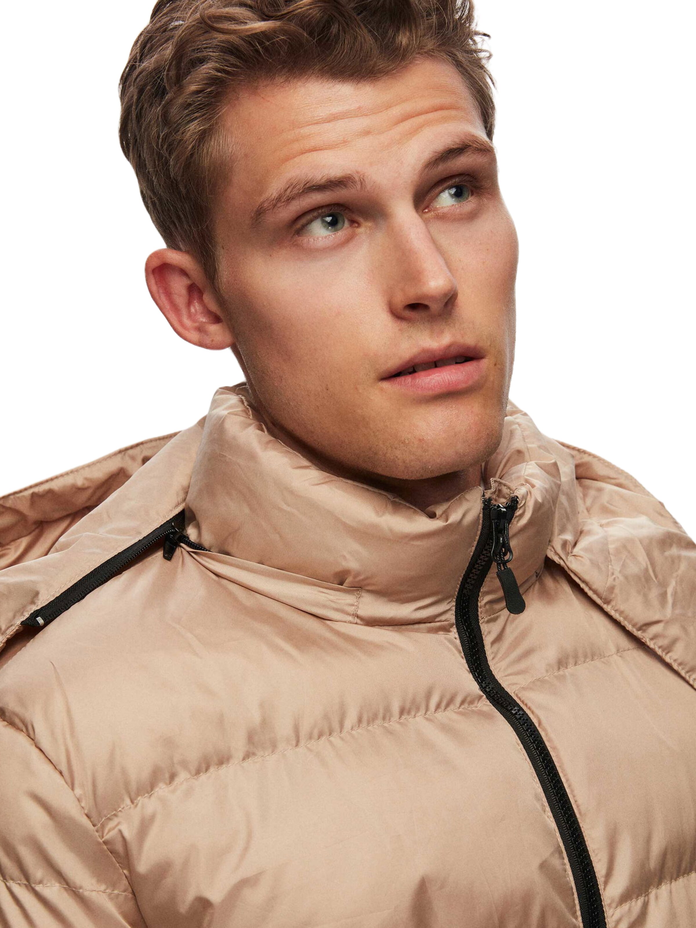 D’S Damat Winterjas in Beige