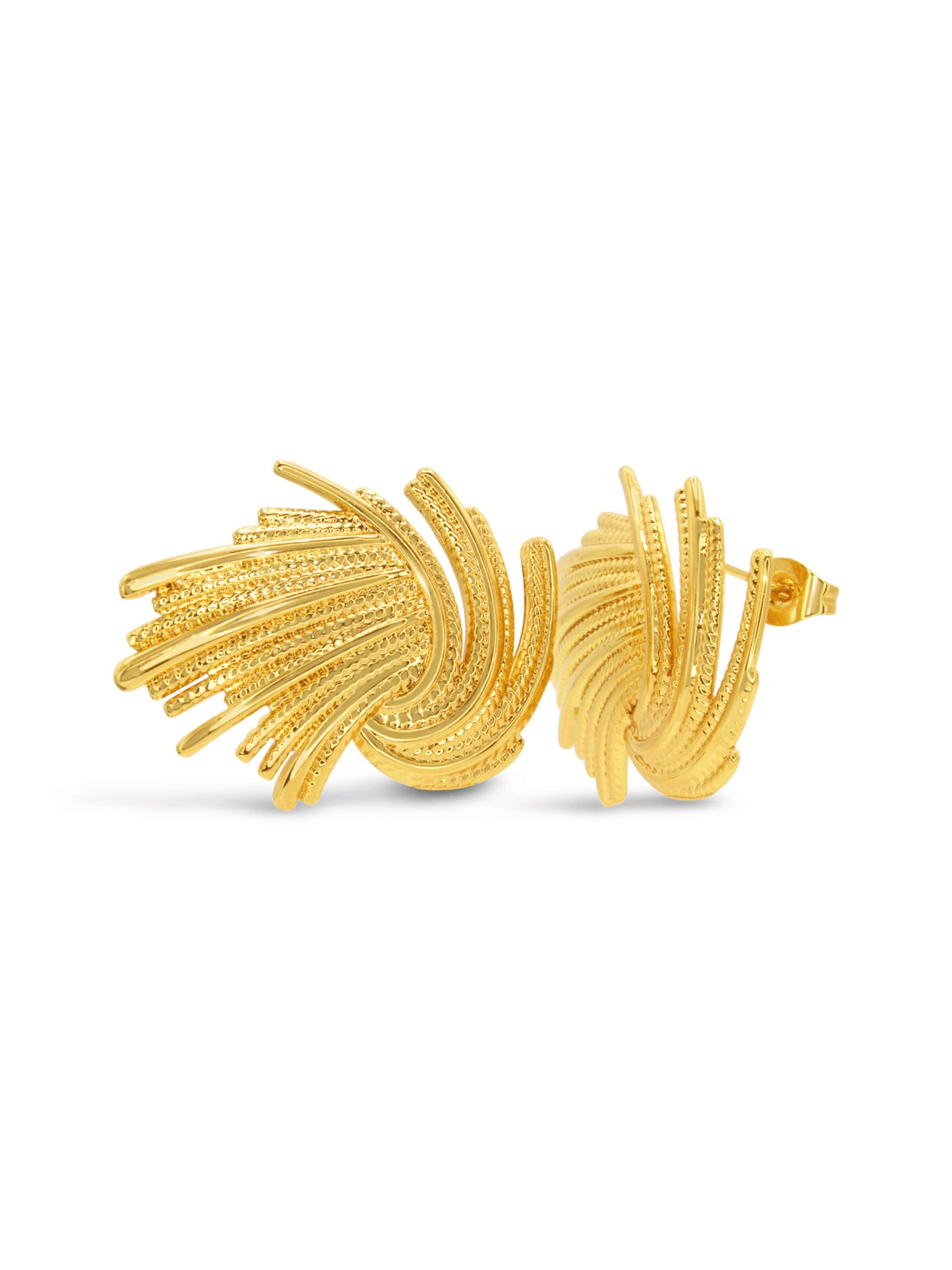 ARS-ARGENTI Ohrringe 'DIRTY KISSES'‌‌‌‌‌‌‌ in Gold: Vorderseite