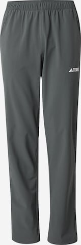 Pantalon outdoor ADIDAS TERREX en gris : devant