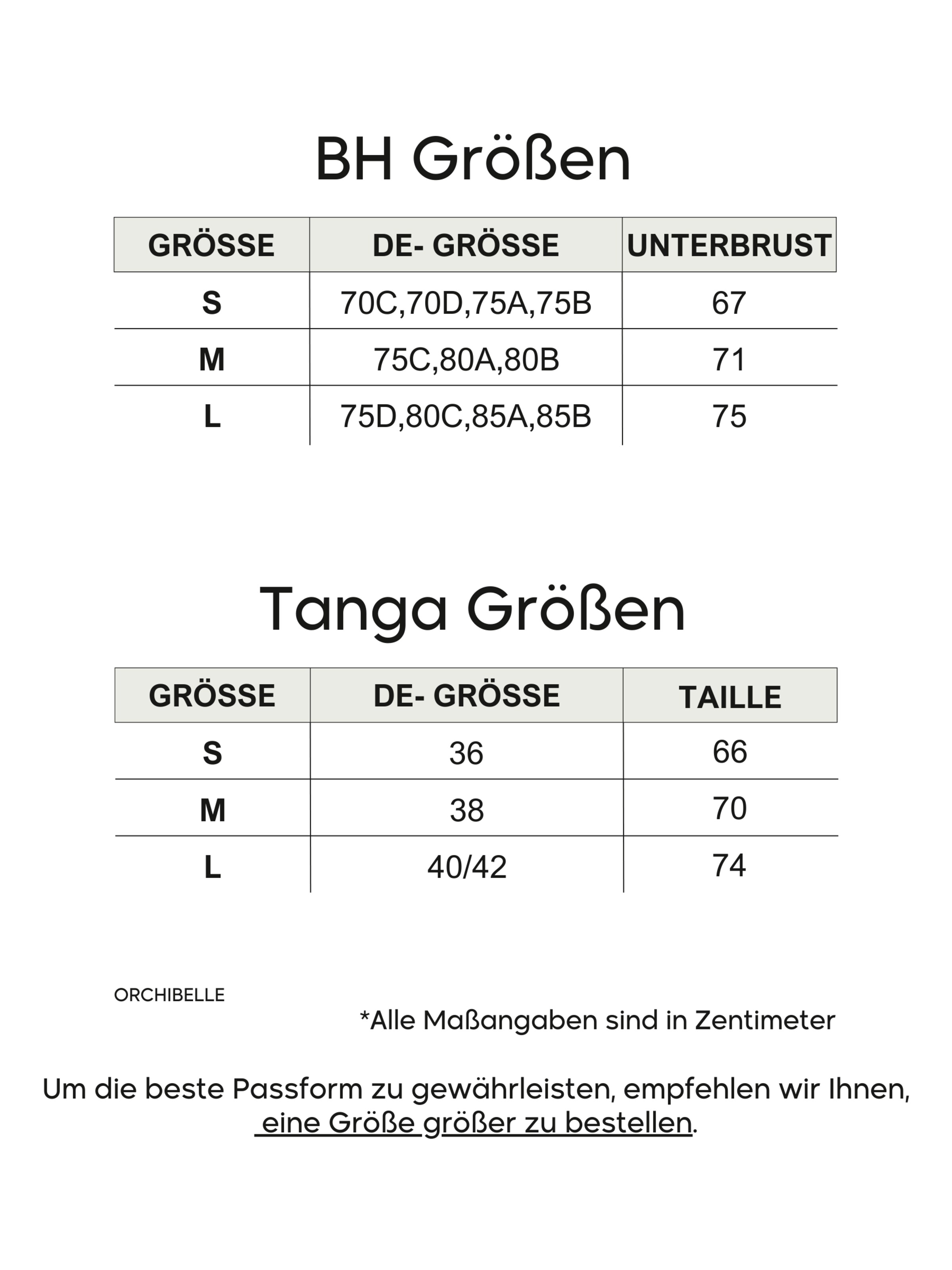 Orchibelle Bustier Wäsche-Sets‌‌ in Weiß