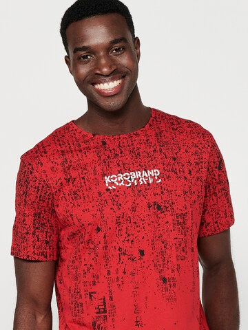 T-Shirt KOROSHI en rouge