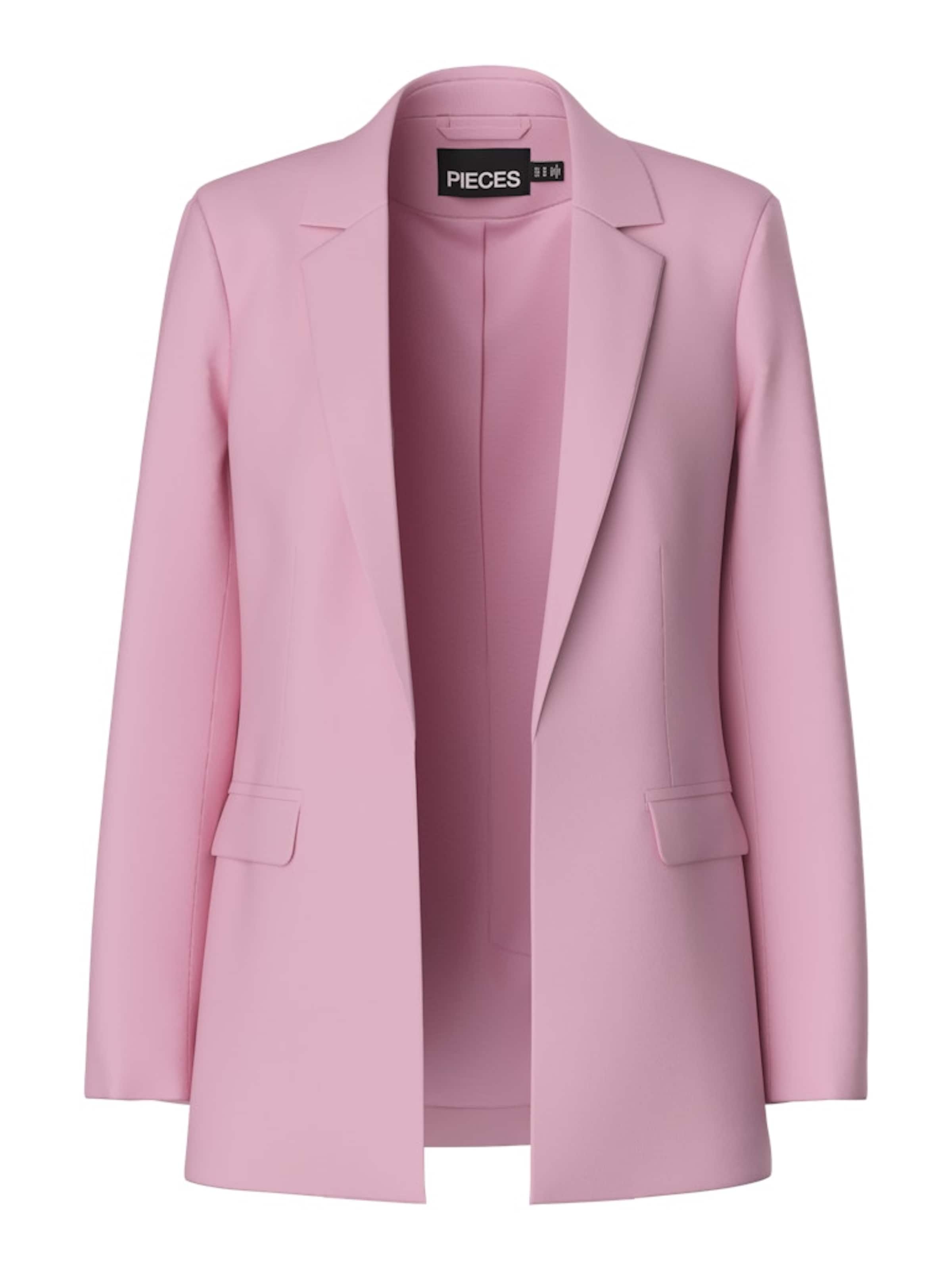 PIECES Blazer 'PCBossy' in Pink: front