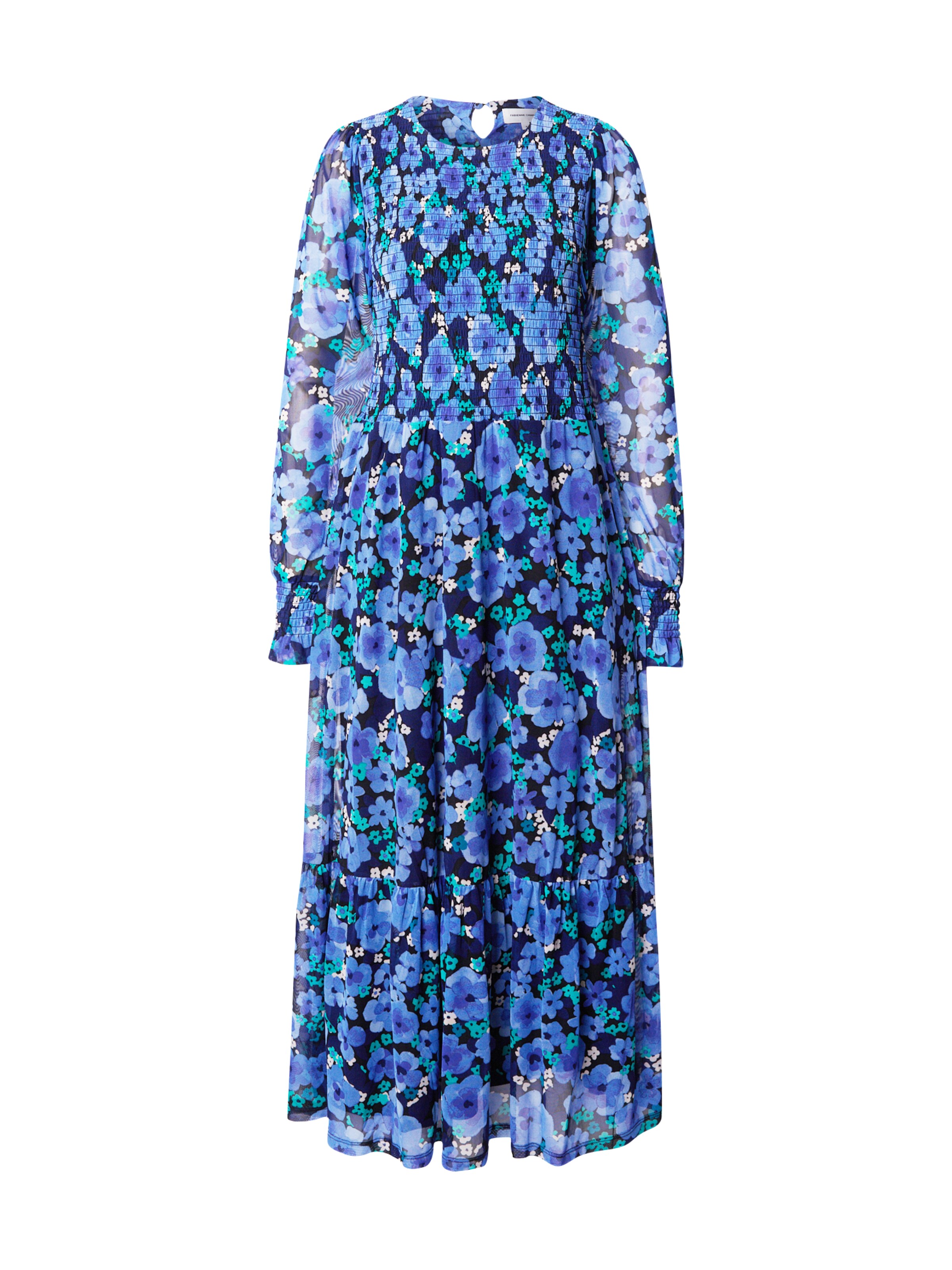 Fabienne Chapot Jurk 'Caro' in Blauw: voorkant