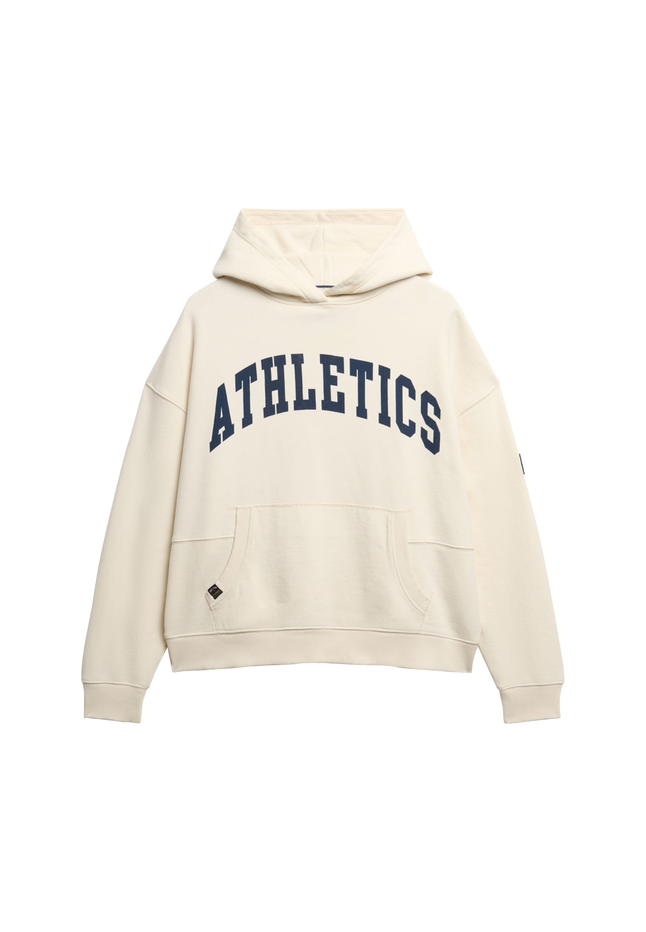 Superdry Sweatshirt 'Athletic Essentials' in Wit: voorkant