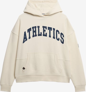 Superdry Sweatshirt 'Athletic Essentials' in White: front