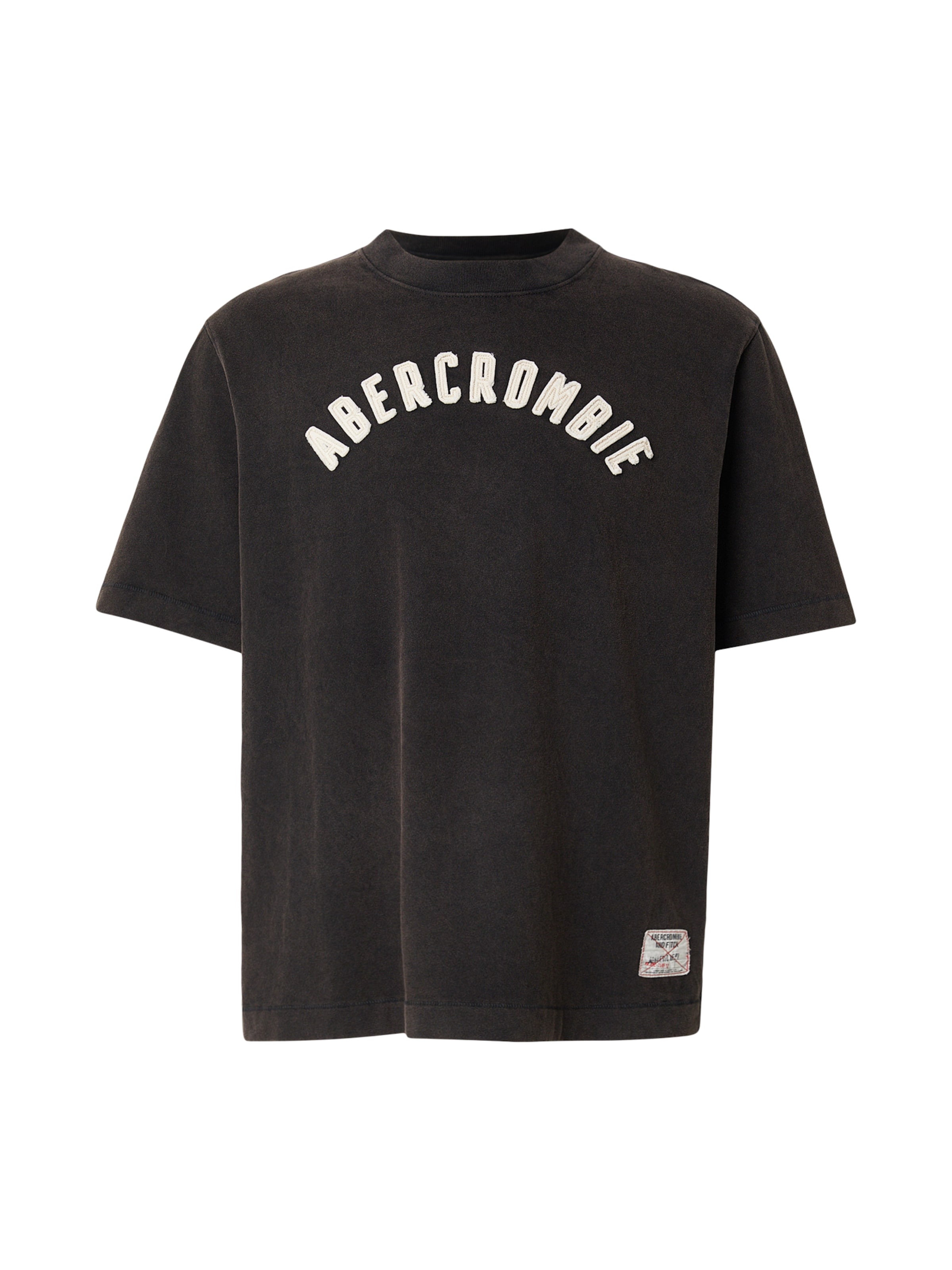Abercrombie & Fitch - Camiseta en negro: frente
