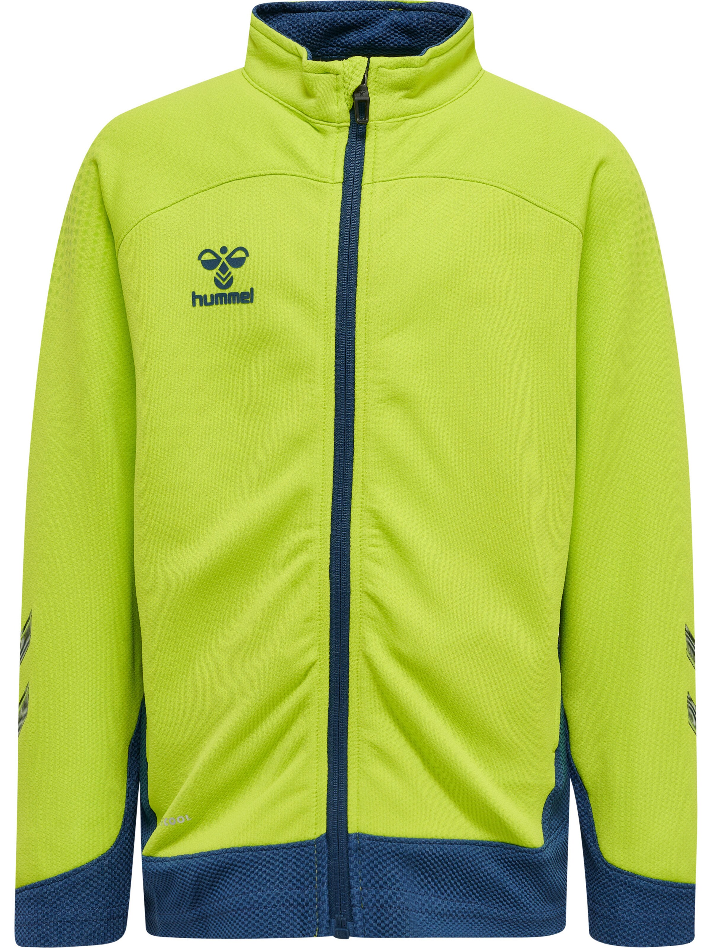 Hummel Sportssweatjakke 'Lead' i grøn: forside