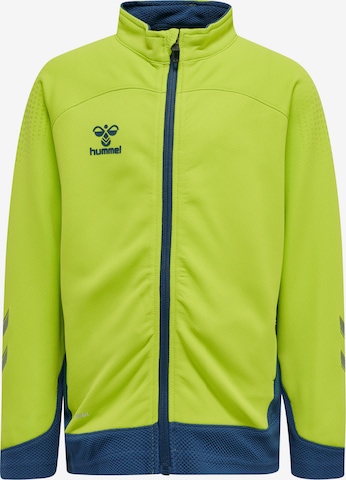 Hummel Sportssweatjakke 'Lead' i grøn: forside