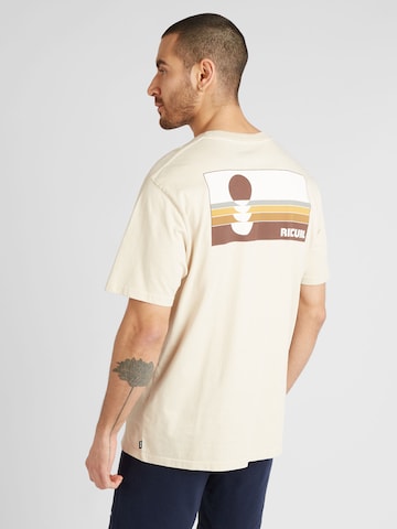 RIP CURL T-shirt 'SURF REVIVIAL' i beige: framsida