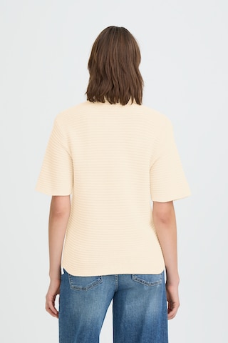 Cardigan 'Demue' ICHI en beige