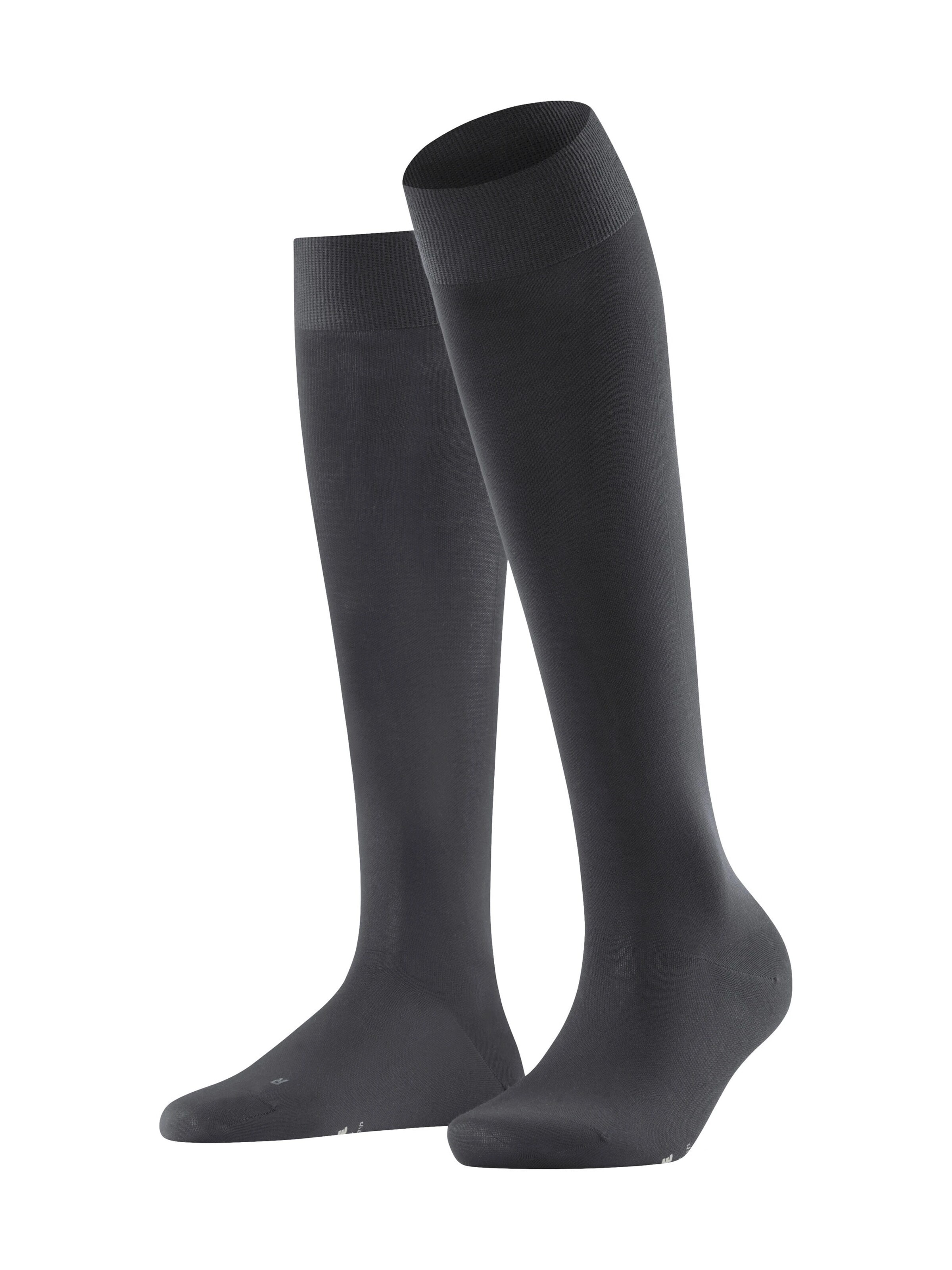 FALKE Overknee Strümpfe 'Vitalizer'‌‌‌ in Grau: Vorderseite