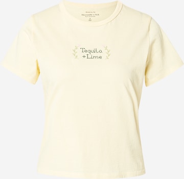 Abercrombie & FitchMajica - žuta boja: prednji dio