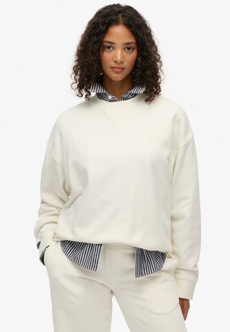 Superdry Sweatshirt in Wit: voorkant
