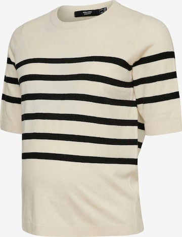 smėlio Vero Moda Maternity Megztinis 'VMMSABA': priekis