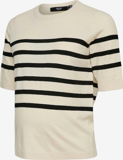Vero Moda Maternity Neulepaita 'VMMSABA' värissä ecru / musta, Tuotenäkymä