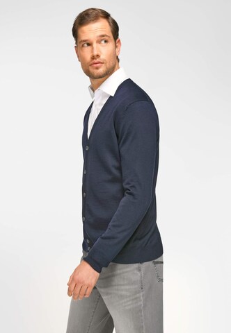 Louis Sayn Gebreid vest in Blauw